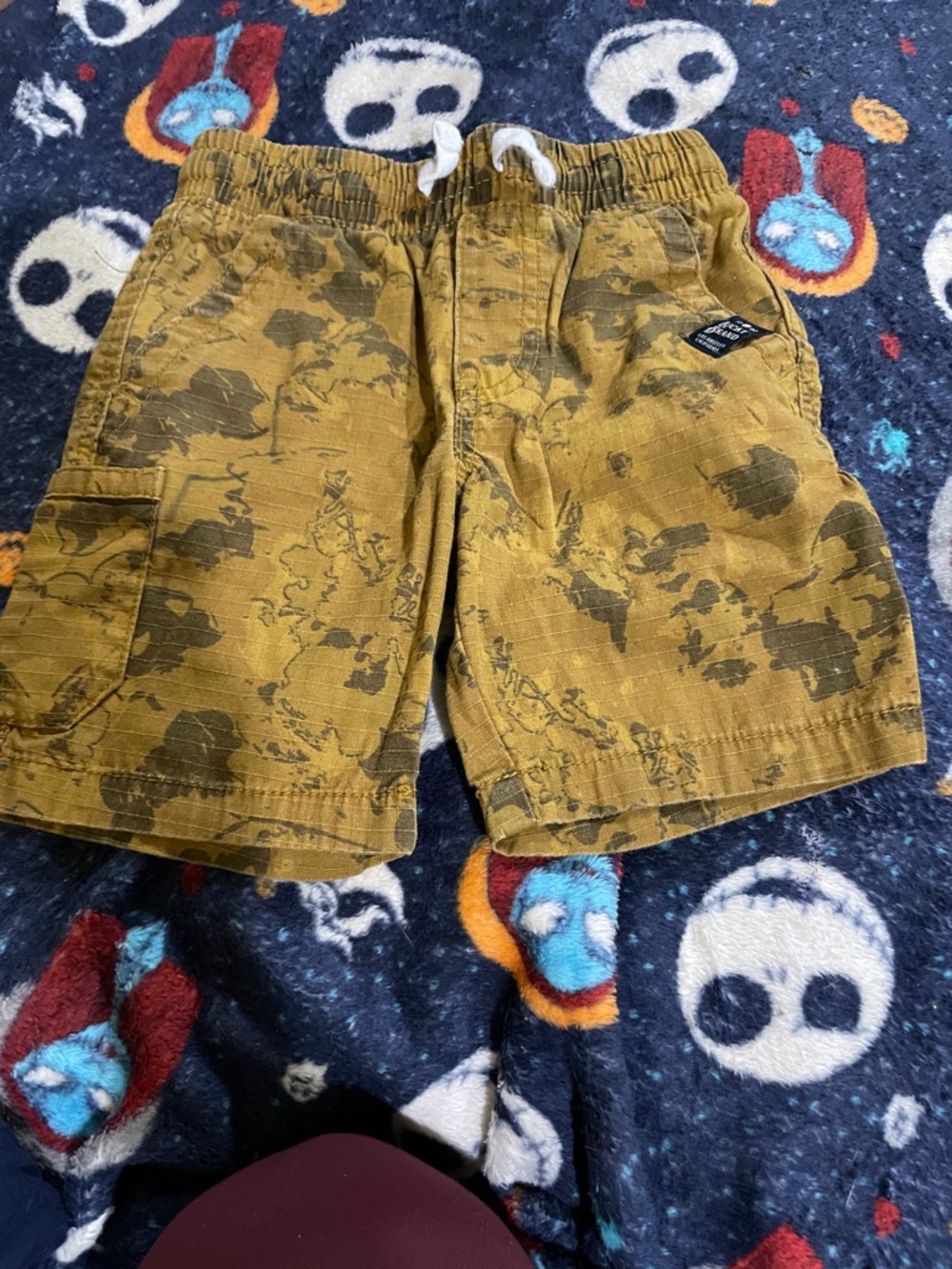 Lucky Brand Mustard Camo Cargo Shorts